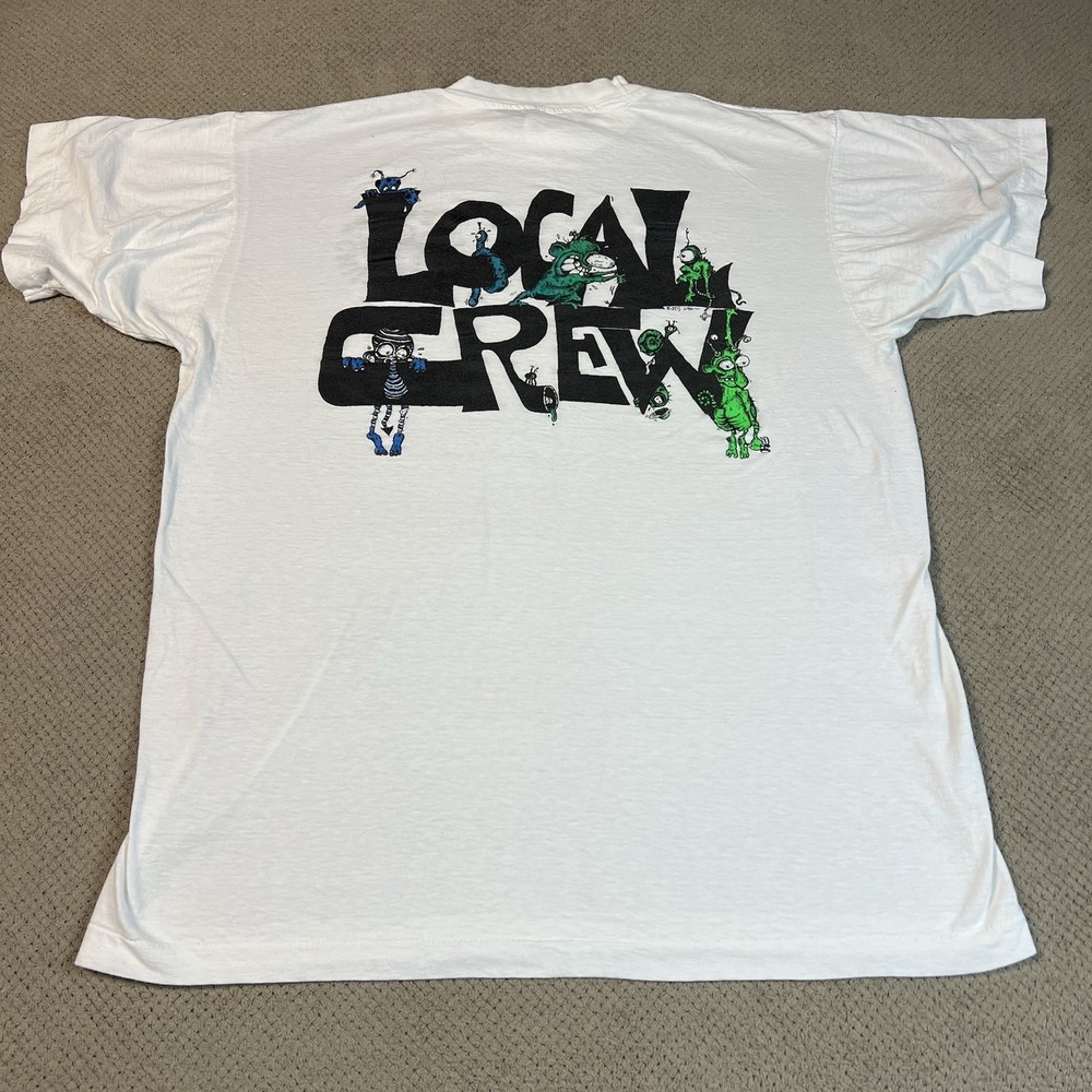 Red‎ Hot Chili Peppers – Vintage 90s "Local Crew" Tee by B. Otis Link  Size XL